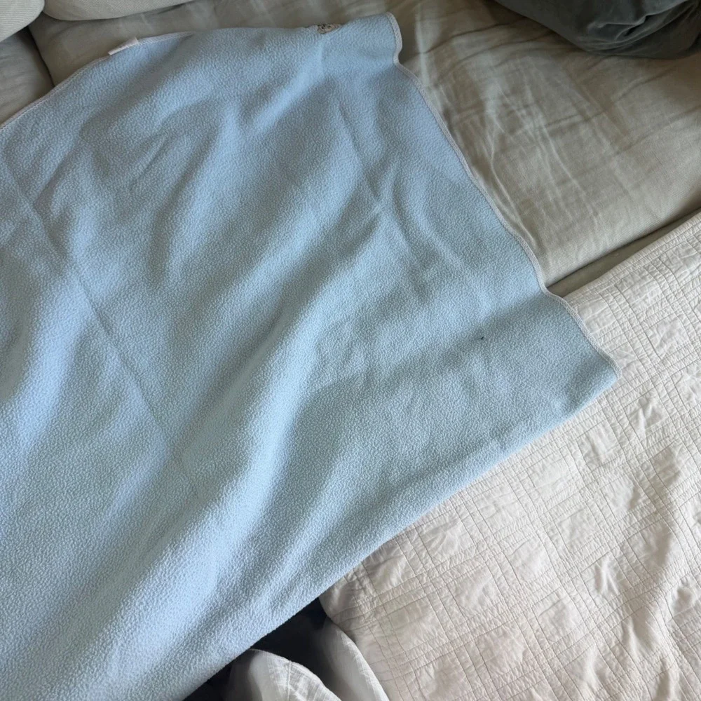 Vintage 90s Ralph Lauren Polo Bear Embroidered Polar Fleece Blanket